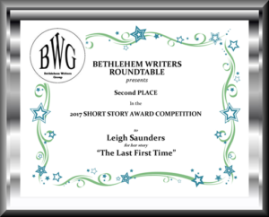 2017 Bethlehem Writers Roundtable award